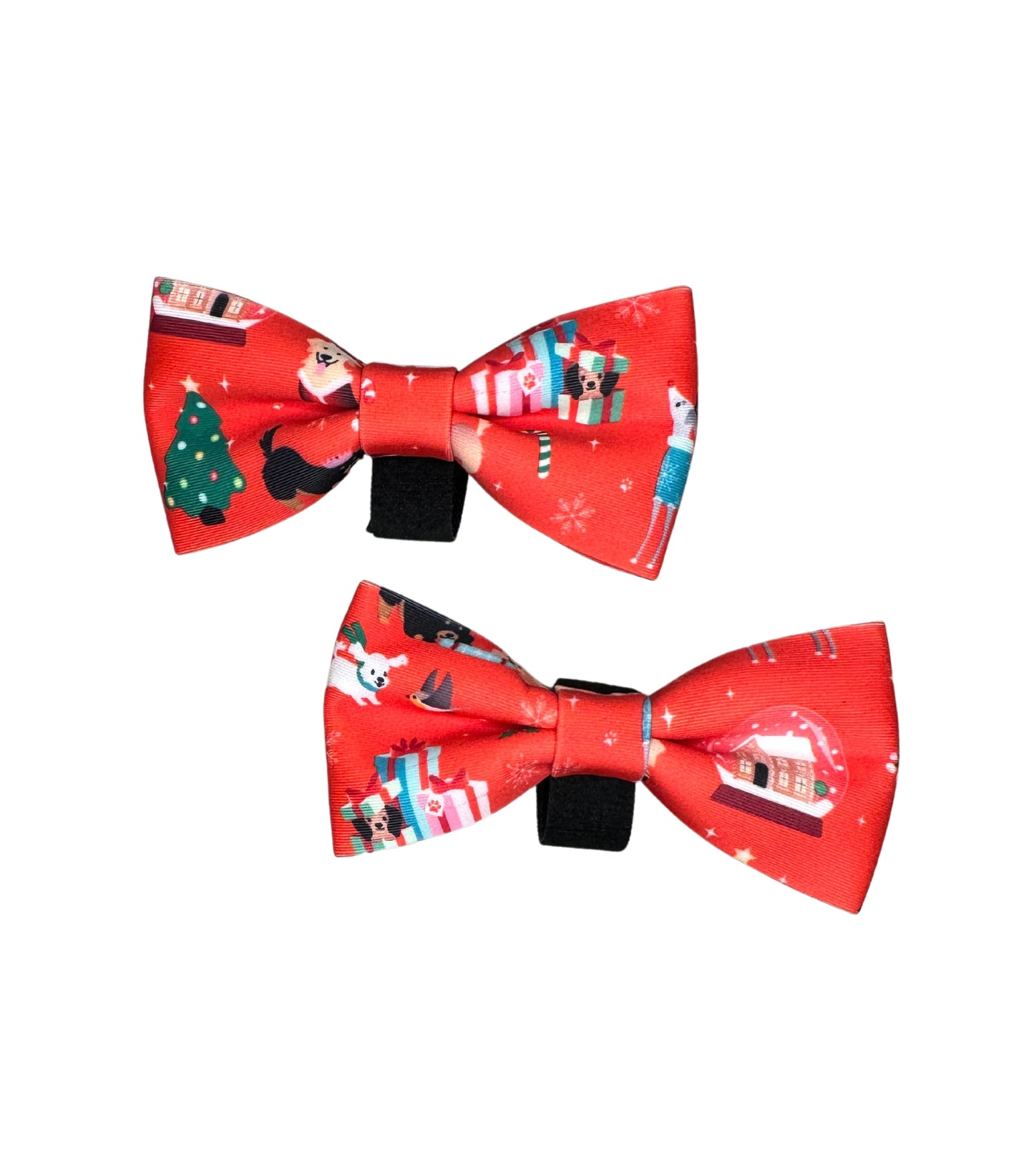 Santa Paws Christmas Bow Tie