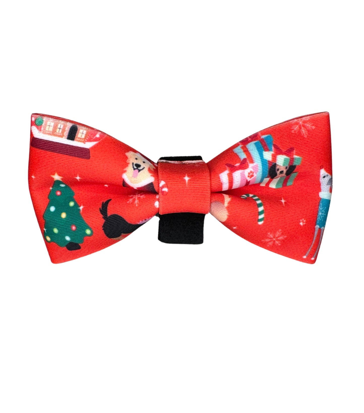 Santa Paws Christmas Bow Tie