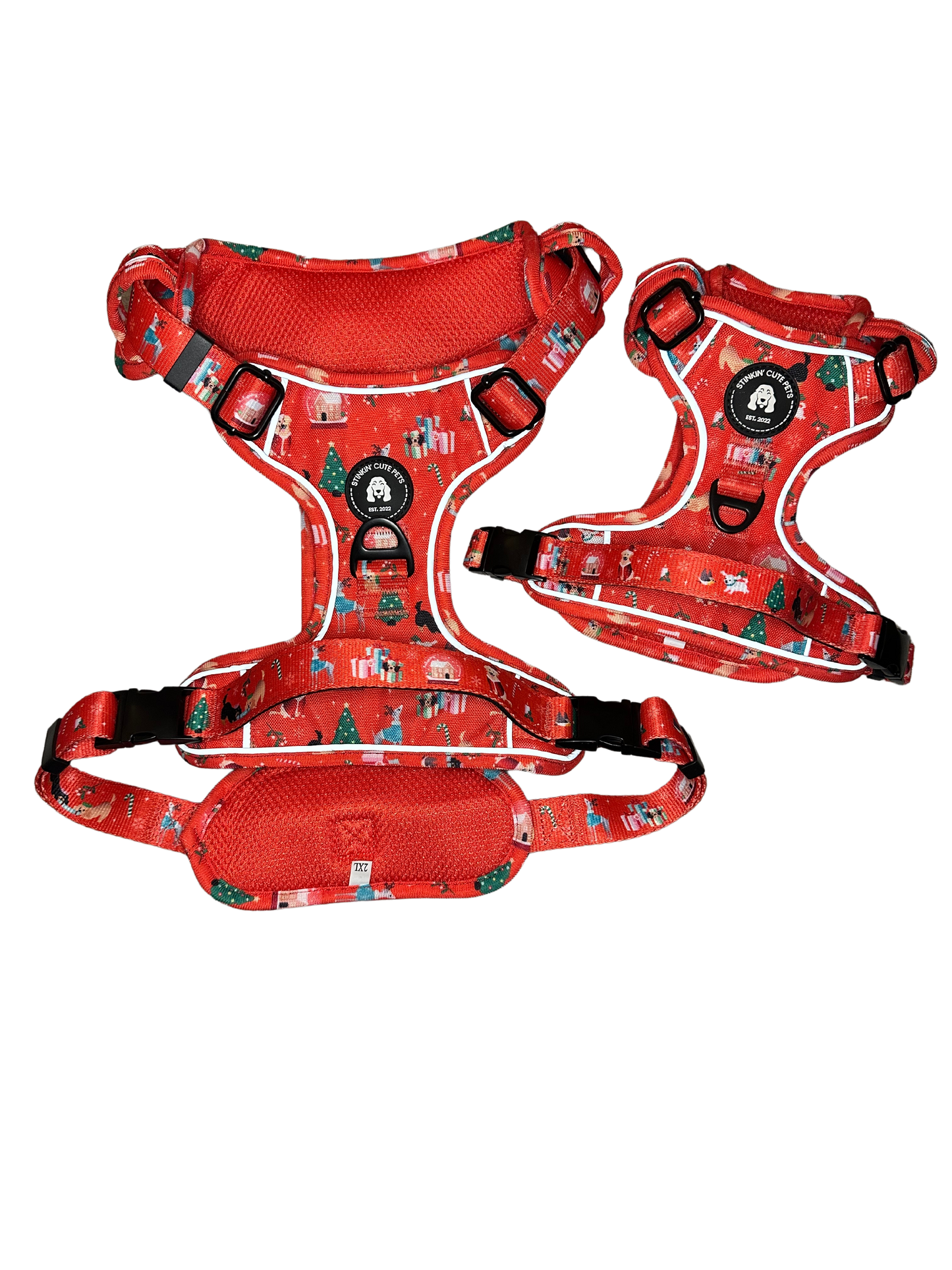 Santa Paws Christmas Hallion Harness