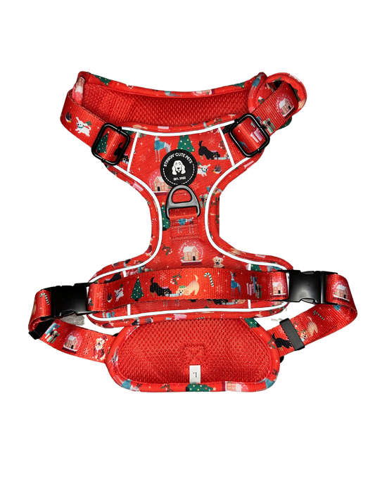 Santa Paws Christmas Hallion Harness