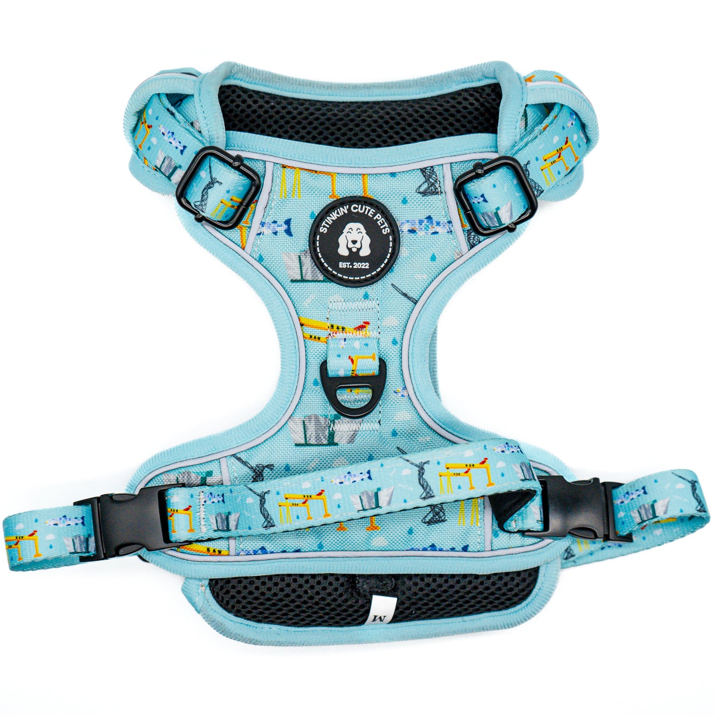 Belfast Hallion Harness (Adjustable) - Blue